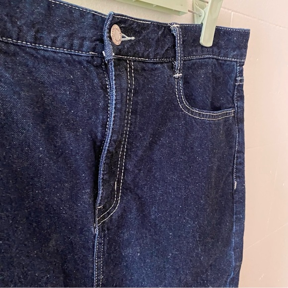 Frank & Oak Midi Demin Pencil Skirt - Picture 6 of 9